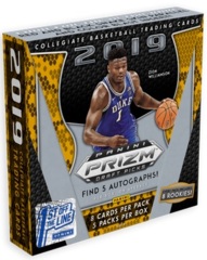 2019 Panini 1st Off The Line (FOTL) Prizm Draft Picks Collegiate Basketball Hobby Box